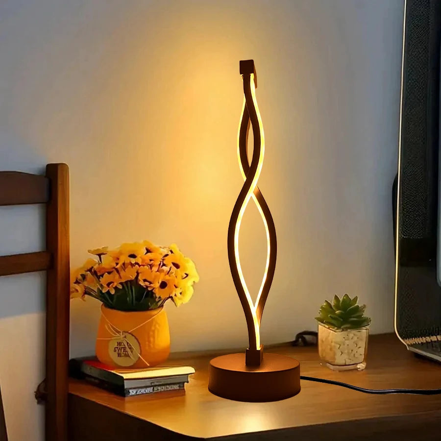 Calming Helix Desk Light