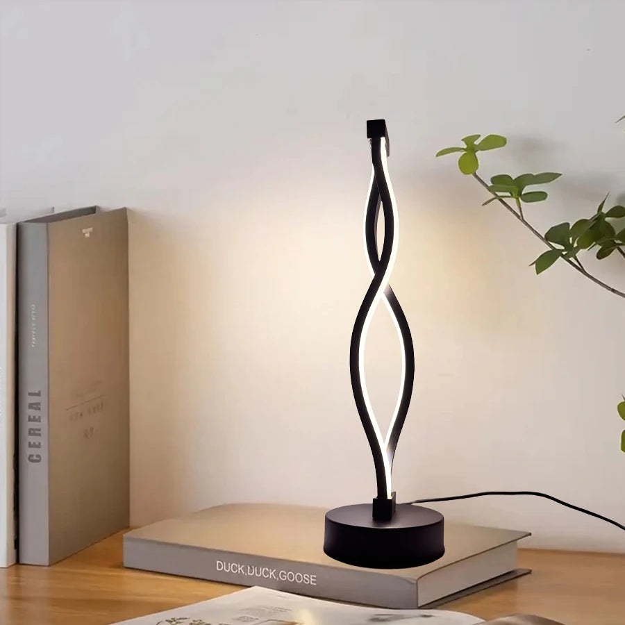Calming Helix Desk Light