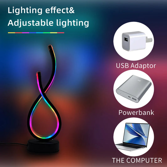 Bold RGB Infinity Desk Light